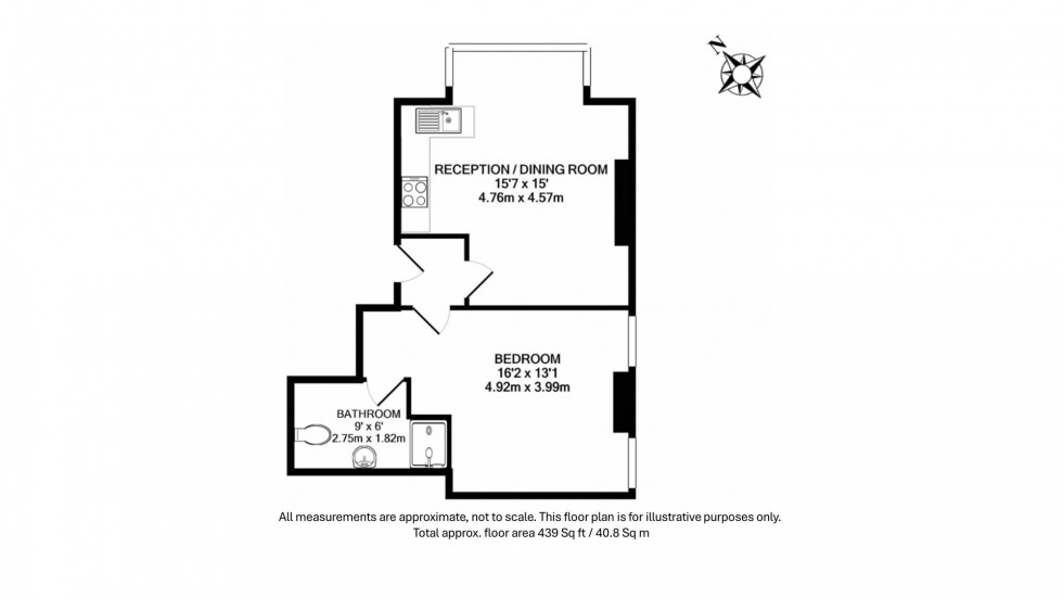 Floorplan for Priory Avenue, High Wycombe, HP13