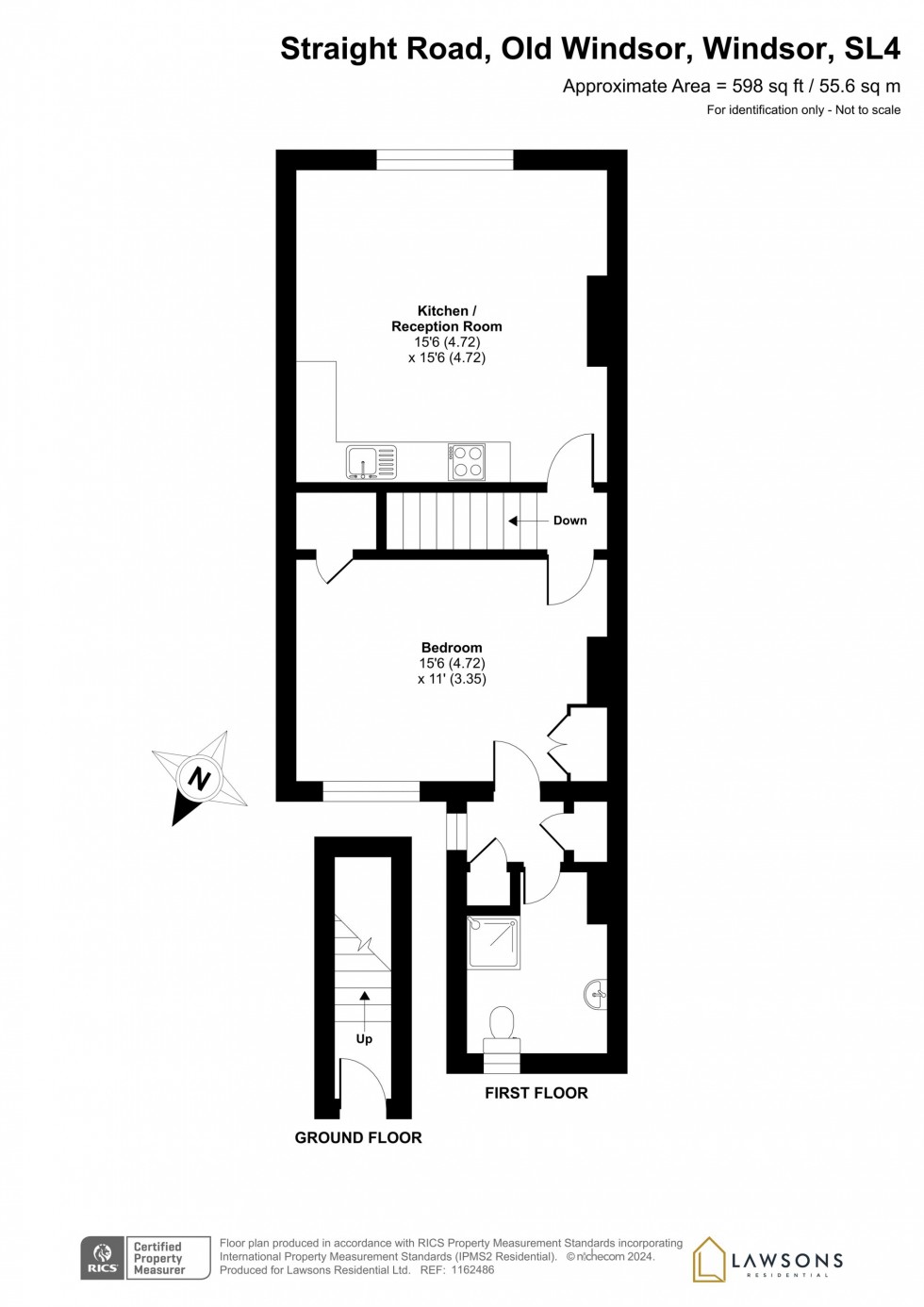 Floorplan for Straight Road, Old Windsor, SL4