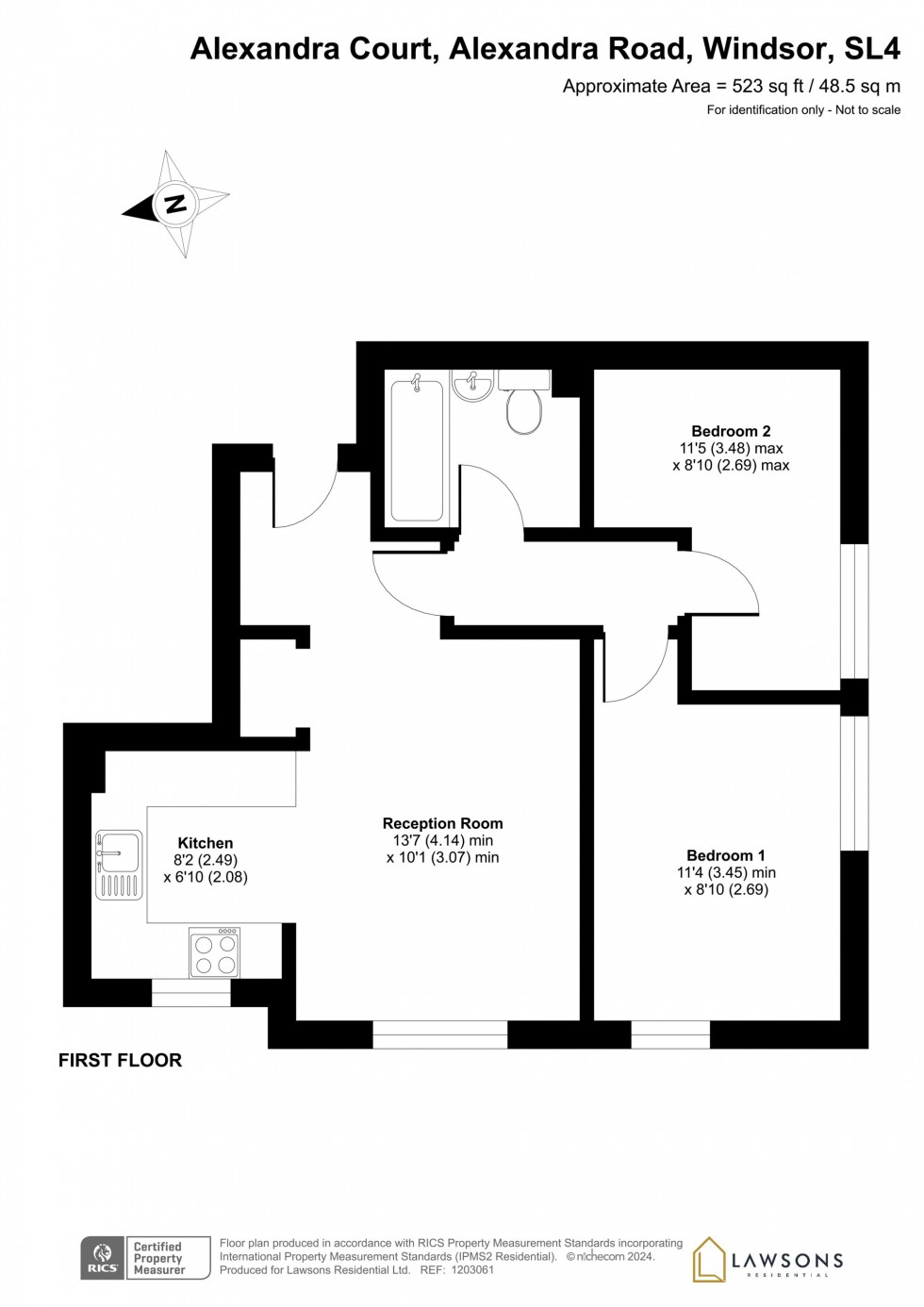 Floorplan for Alexandra Road, Windsor, SL4