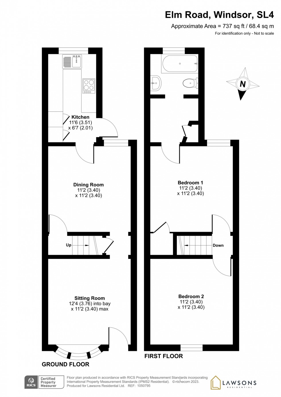 Floorplan for Elm Road, Windsor, SL4