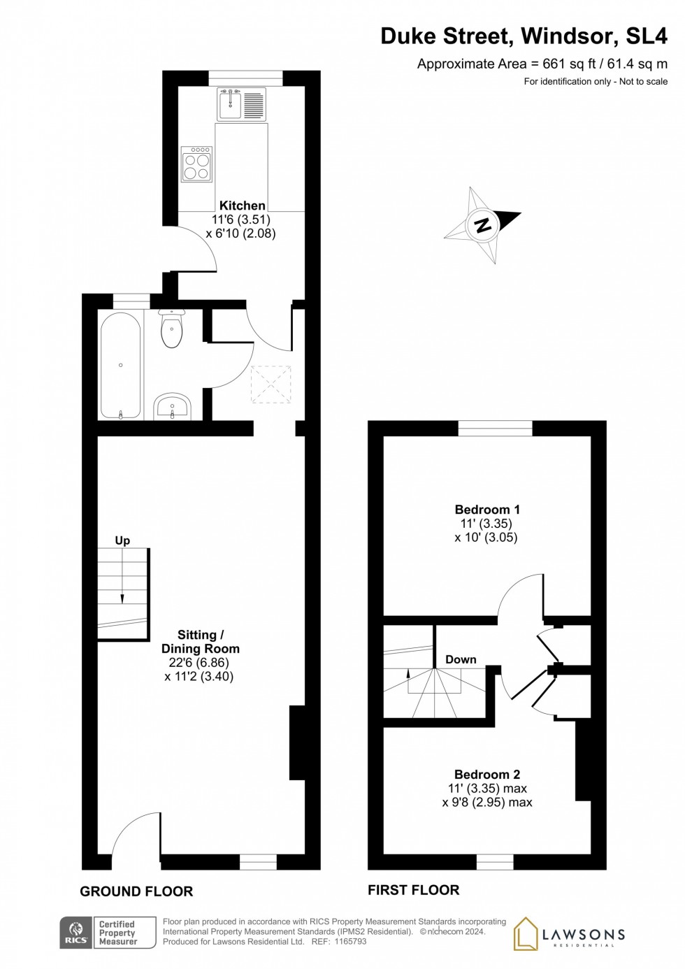 Floorplan for Duke Street, Windsor, SL4