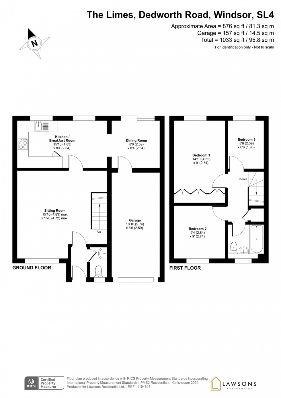 Floorplan for Dedworth Road, Windsor, SL4