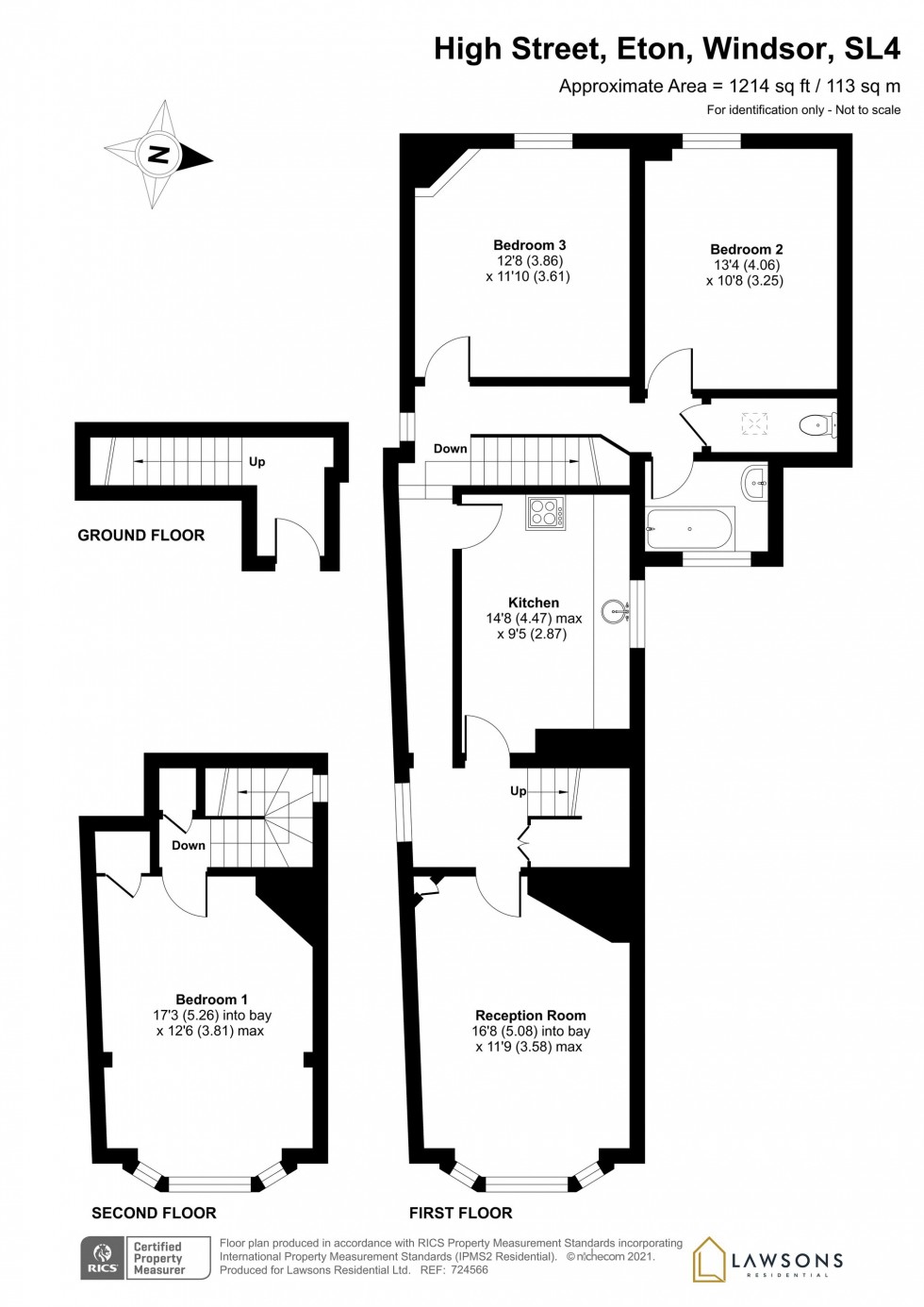 Floorplan for High Street, Eton, SL4